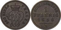Schaumburg-Lippe 1 Pfennig Georg Wilhelm (1807–1860) - Kursmünze -