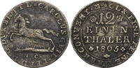 Braunschweig-Wolfenbüttel 1/12 Taler Karl Wilhelm Ferdinand (1780-1806) -