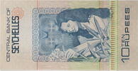 Seychellen 10 Rupees o.J. Banknote I 83.51 元 含税 ＋  125.26 元 运费