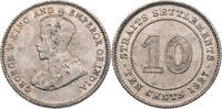 Straits Settlements 10 Cents George V. (1910-1936) - Kursmünze (1926-1927) -