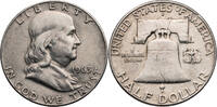 USA ½ Dollar Franklin Half Dollar - Kursmünze (1948-1963) -