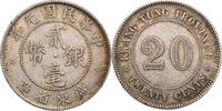 China, Kaiserreich, Kwang-Tung Provinz 20 Cents Kursmünze (1912-1924) -