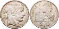 Belgien 20 Francs Baudouin (1951-1993) - Kursmünze (1948-1955) - Französische Legende -