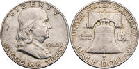 USA ½ Dollar Franklin Half Dollar - Kursmünze (1948-1963) -