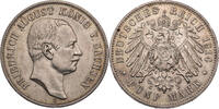 Kaiserreich, Sachsen 5 Mark Friedrich August von Sachsen (1904-1918) - Kursmünze -