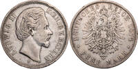 Kaiserreich, Bayern 5 Mark Ludwig II. (1864-1886) - Kursmünze (1874-1876) -