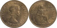 Großbritannien 1 Penny Elizabeth II. (1952-) - Kursmünze (1954-1970) -