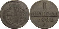 Sachsen, Albertinische Linie 1 Heller Friedrich August III./I. (1763-1827) -