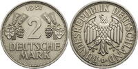 Bundesrepublik Deutschland 2 DM 1951 D Weintrauben & Ähren – Kursmünze s... 83.67 元 含税 ＋  125.51 元 运费