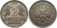 Bundesrepublik Deutschland 2 DM 1951 D Weintrauben & Ähren – Kursmünze s... 83.67 元 含税 ＋  125.51 元 运费