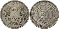 Bundesrepublik Deutschland 2 DM 1951 G Weintrauben & Ähren – Kursmünze s... 100.41 元 含税 ＋  125.51 元 运费