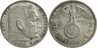 Drittes Reich 2 Reichsmark Paul von Hindenburg - Kursmünze (1936-1939) -