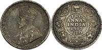 Britisch Indien 2 Annas George V. (1910-1936) - Kursmünze (1912-1917) - Kalkutta -