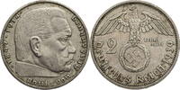 Drittes Reich 2 Reichsmark Paul von Hindenburg - Kursmünze (1936-1939) -