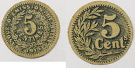 Lille 5 Centimes Runder Notgeldschein / Pappmünze -