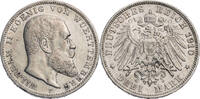 Kaiserreich, Württemberg 3 Mark Wilhelm II. (1891-1918) - Kursmünze (1908-1914) -