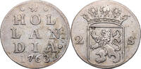Niederlande, Holland 2 Stuiver Kursmünze (1672-1793) -