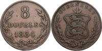 Guernsey 8 Doubles William IV. (1830-1837) - Kursmünze (1834-1858) -