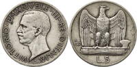Italien 5 Lire 1927 R Vittorio Emanuele III. (1900-1946) ss 125.51 元 含税 ＋  125.51 元 运费