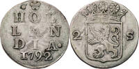 Niederlande, Holland 2 Stuiver Kursmünze (1672-1793) -