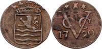 Niederlande, Zeeland 1 Duit Kursmünze (1792-1794) -