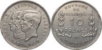 Belgien 10 Francs / 2 Belgas Auf 100 Jahre Unabhängigkeit -