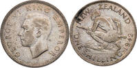 Neuseeland 1 Shilling George VI. (1936-1952) - Kursmünze (1937-1946) -