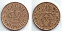 Dänemark 1 Krone Christian X. (1912 - 1947) -