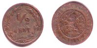 Niederlande 1/2 Cent Willelm III. (1849 - 1890) -
