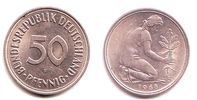 BRD 50 Pfennig 1968 F 50 Pfennig - Bundesrepublik Deutschland prägefrisch 83.25 元 含税 ＋  49.78 元 运费