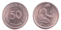 BRD 50 Pfennig 1968 F 50 Pfennig - Bundesrepublik Deutschland bfr. 83.25 元 含税 ＋  49.78 元 运费