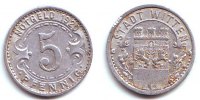 Witten 5 Pfennig Notgeld - Stadt Witten -