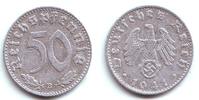 Drittes Reich 50 Reichspfennig 50 Reichspfennig - mit Hakenkreuz -