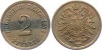 Kaiserreich 2 Pfennig 2 Pfennig - kleiner Adler -