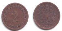 Kaiserreich 2 Pfennig 2 Pfennig - kleiner Adler -