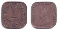 Straits Settlements 1 Cent George V. (1910 - 1936) -