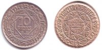 Marokko 10 Francs Mohammed V. (1927 - 1955) -