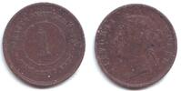 Straits Settlements 1 Cent Victoria (1837 - 1901) -