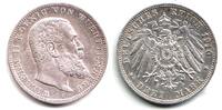 Württemberg 3 Mark Wilhelm II. König von Württemberg (1891 - 1918) -