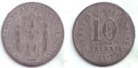 Aschaffenburg 10 Pfennig Notgeld der Stadt Aschaffenburg - 10 Pfennig -