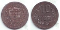Wiesbaden 10 Pfennig Notgeld der Stadt Wiesbaden - 10 Pfennig -