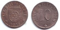 Donaueschingen 10 Pfennig Notgeld der Stadt Donaueschingen - 10 Pfennig -