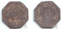 Regensburg 5 Pfennig Notgeld der Stadt Regensburg - 5 Pfennig -