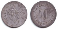 Werden 10 Pfennig Notgeld der Stadt Werden - 10 Pfennig -