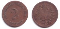 Kaiserreich 2 Pfennig 2 Pfennig - kleiner Adler -