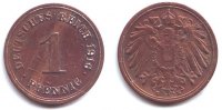Kaiserreich 1 Pfennig 1 Pfennig - großer Adler -