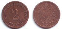 Kaiserreich 2 Pfennig 2 Pfennig - kleiner Adler -
