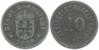 Darmstadt 10 Pfennig Notgeld der Stadt Darmstadt - 10 Pfennig -