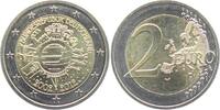 Deutschland 5 x 2 Euro 10 Jahre Euro Bargeld - Satz A,D,F,G,J -