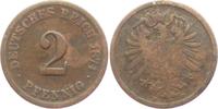 Kaiserreich 2 Pfennig 2 Pfennig - kleiner Adler -